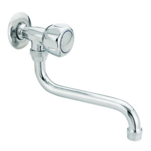 Rubinetto a snodo cromato Idral 0162M12 con bocca girevole