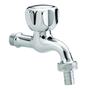 Rubinetto portagomma cromato