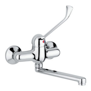 Miscelatore monocomando a parete