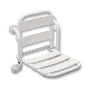 Sedile ribaltabile doccia EASY con schienale Idral - Mod. 12008V