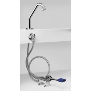 Kit rubinetto a pedale e bocca erogazione Idral KFL61/24