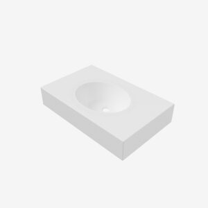 lavabo ovale integrato HLICX-06000